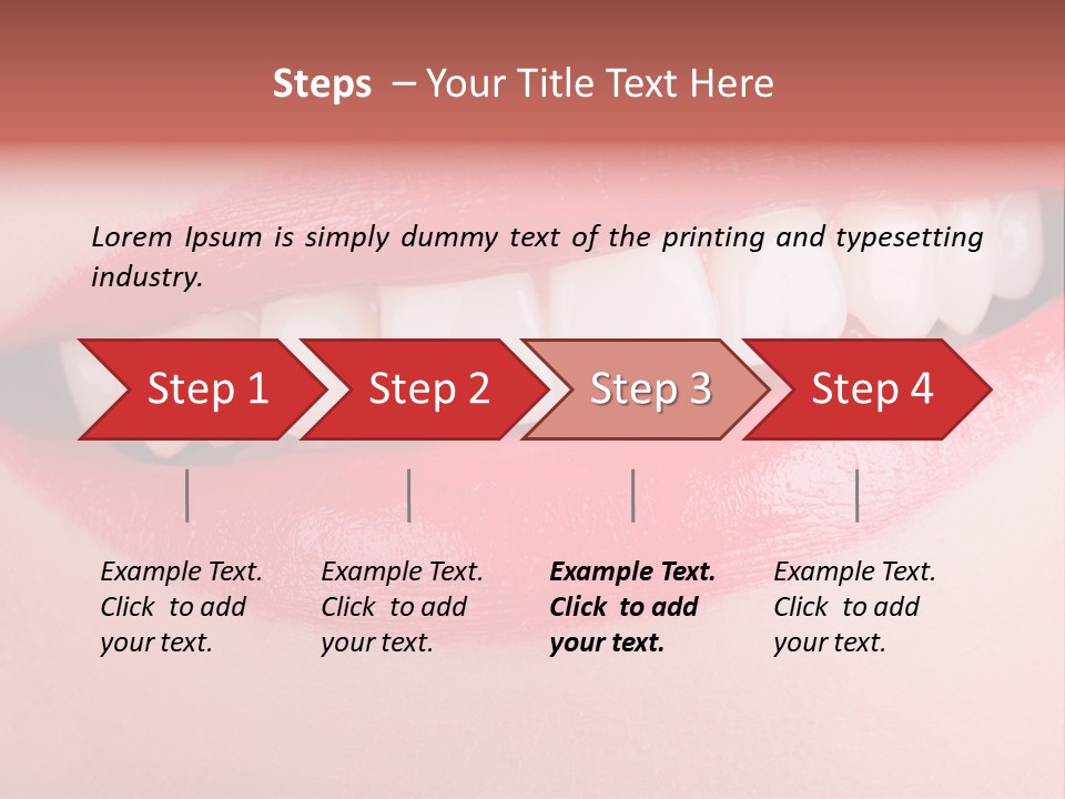 Face Skin Smile PowerPoint Template