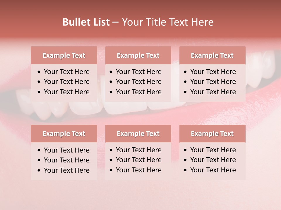 Face Skin Smile PowerPoint Template