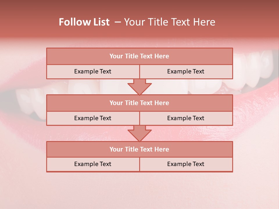 Face Skin Smile PowerPoint Template