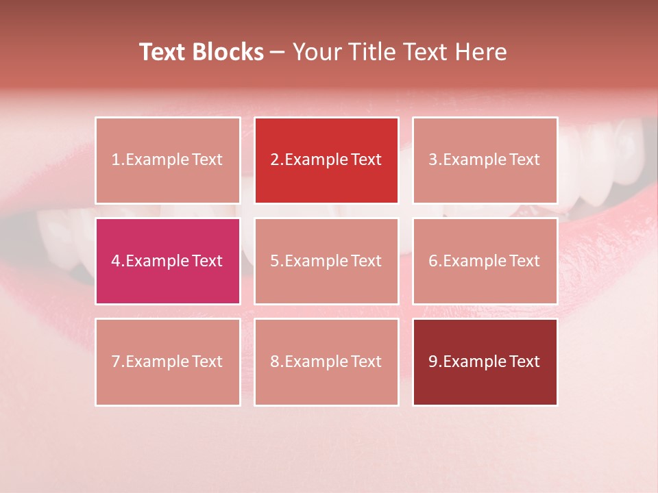 Face Skin Smile PowerPoint Template
