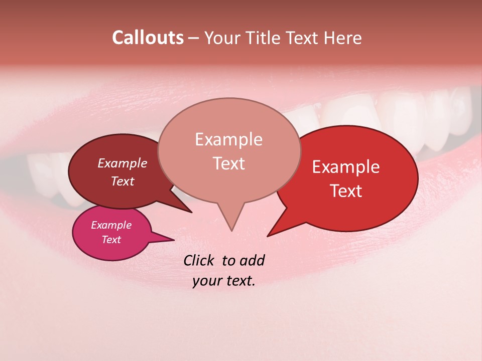 Face Skin Smile PowerPoint Template