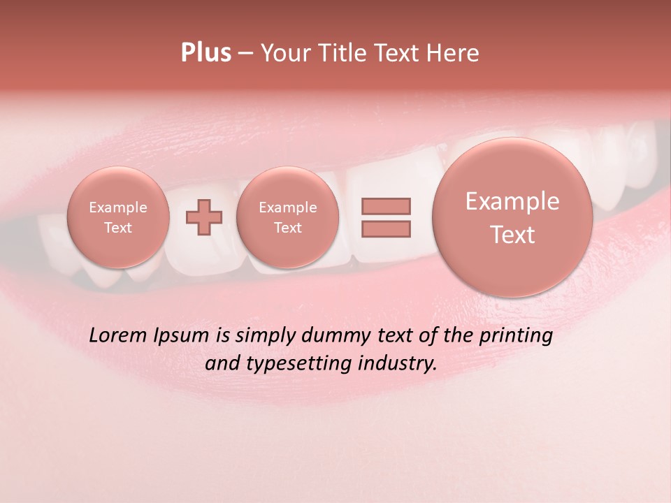 Face Skin Smile PowerPoint Template