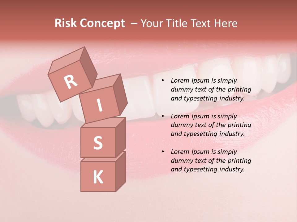 Face Skin Smile PowerPoint Template