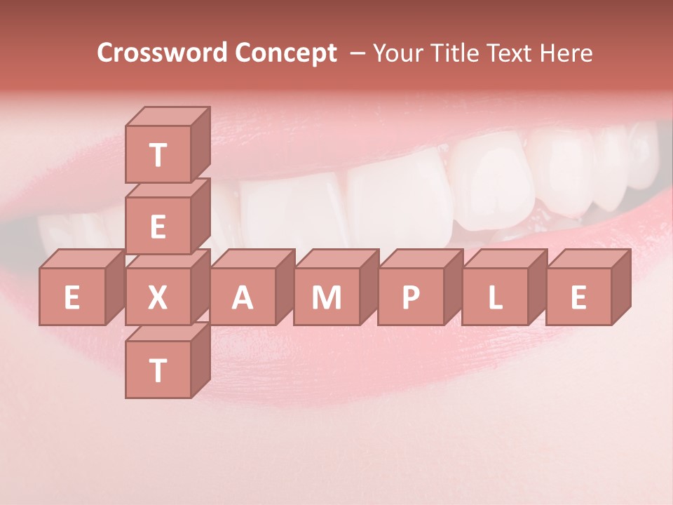 Face Skin Smile PowerPoint Template