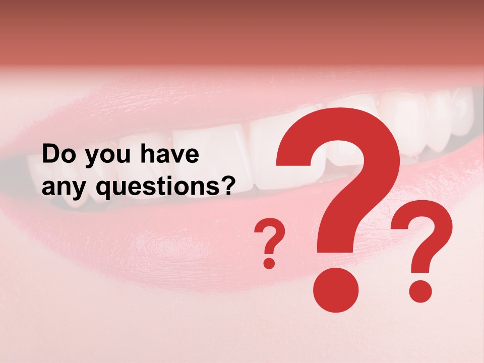 Face Skin Smile PowerPoint Template