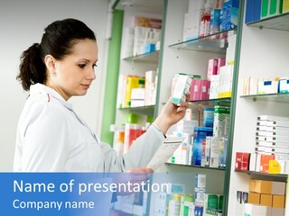 Chemist Health Warehouse PowerPoint Template