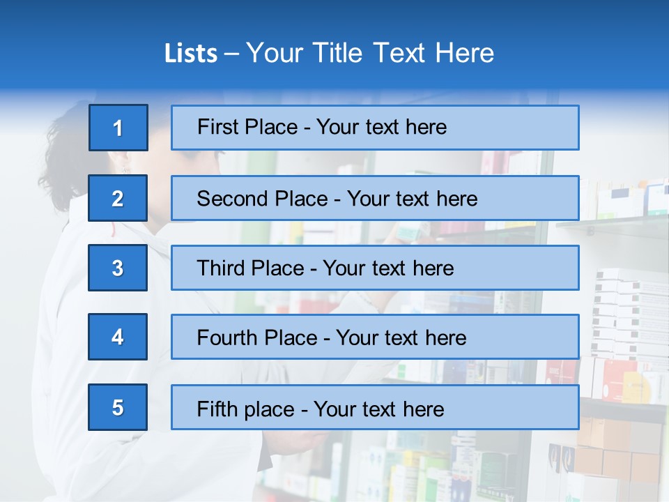 Chemist Health Warehouse PowerPoint Template