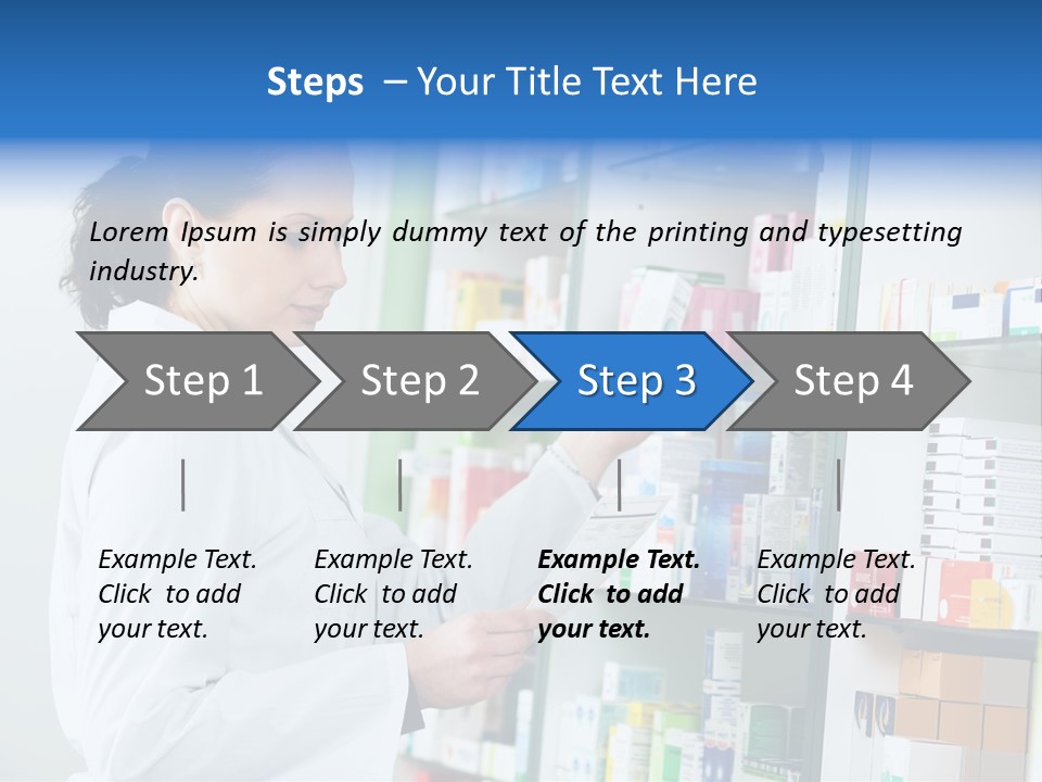 Chemist Health Warehouse PowerPoint Template