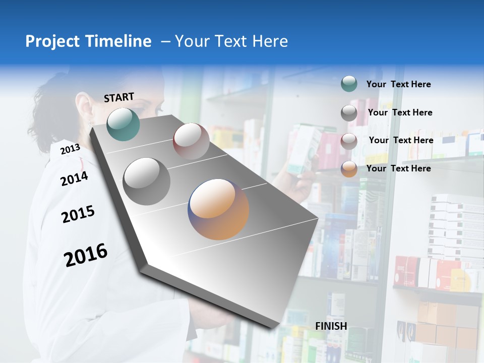 Chemist Health Warehouse PowerPoint Template