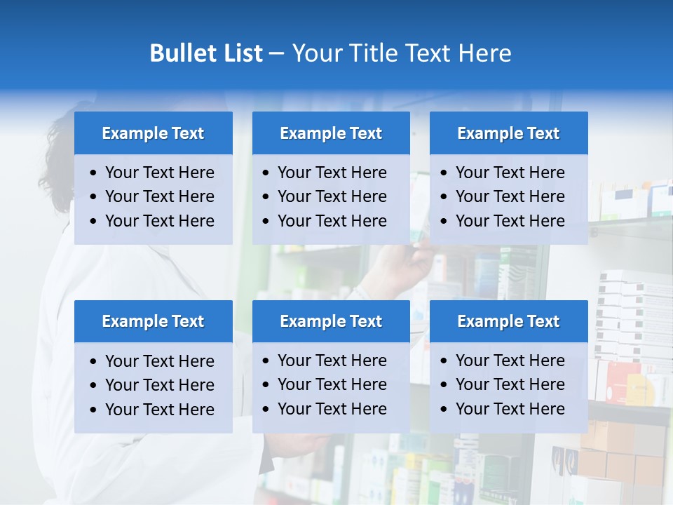 Chemist Health Warehouse PowerPoint Template