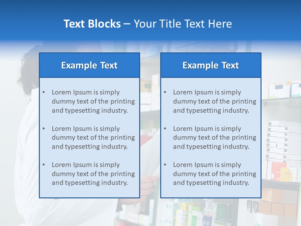 Chemist Health Warehouse PowerPoint Template