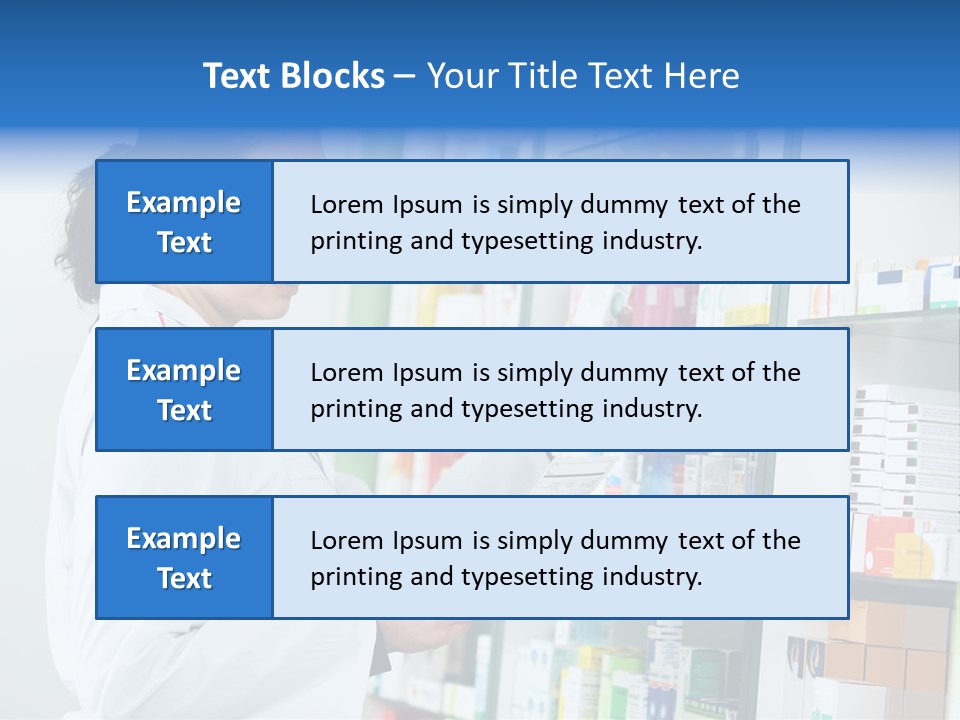 Chemist Health Warehouse PowerPoint Template