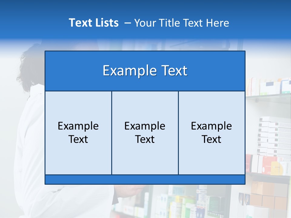 Chemist Health Warehouse PowerPoint Template
