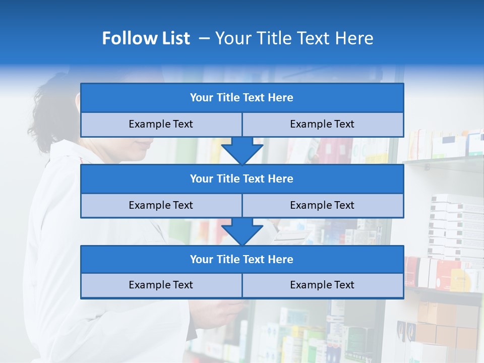 Chemist Health Warehouse PowerPoint Template
