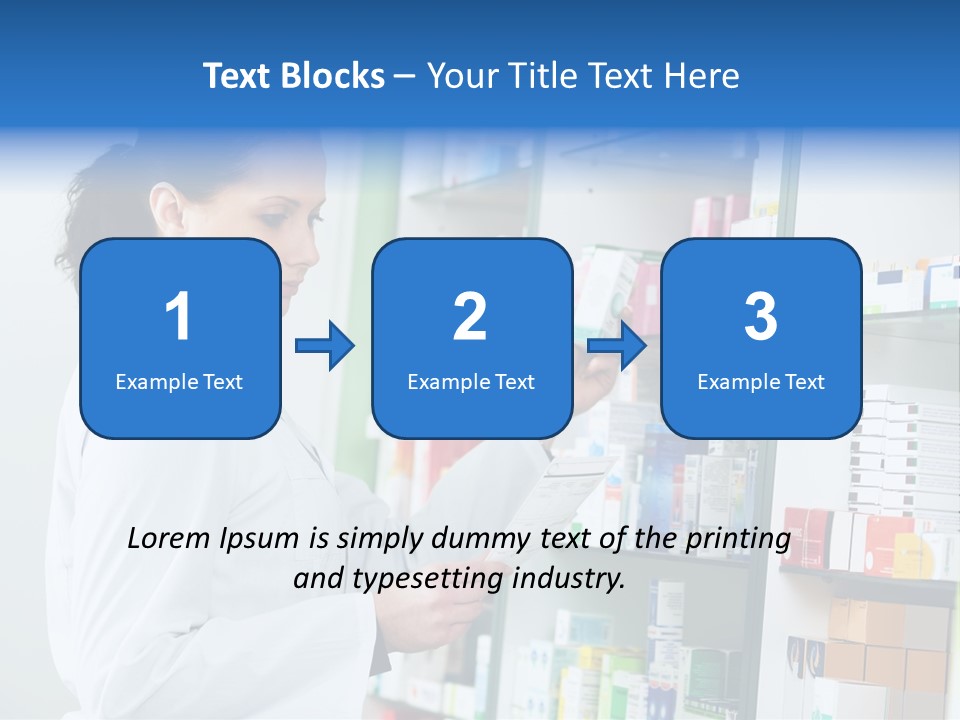 Chemist Health Warehouse PowerPoint Template