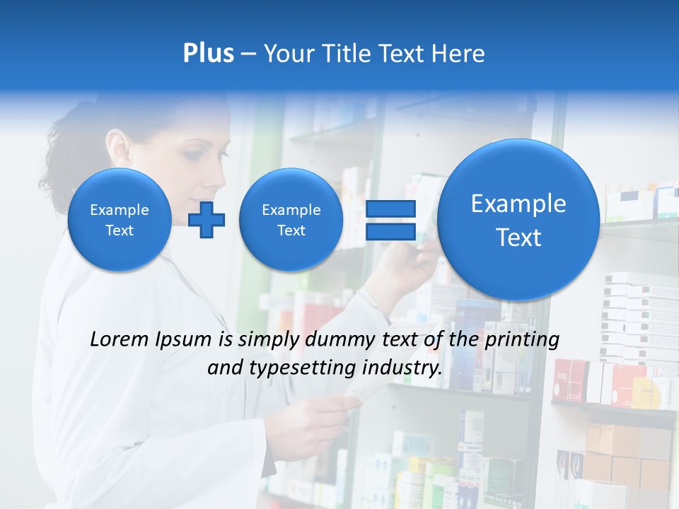 Chemist Health Warehouse PowerPoint Template
