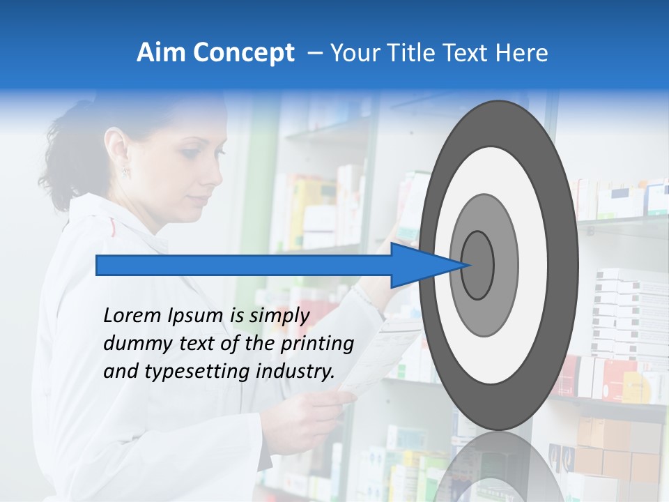 Chemist Health Warehouse PowerPoint Template