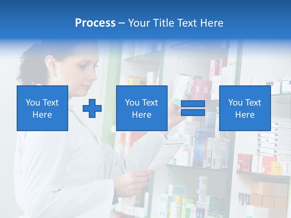 Chemist Health Warehouse PowerPoint Template
