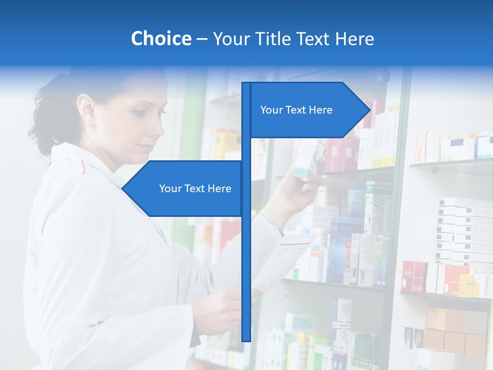 Chemist Health Warehouse PowerPoint Template
