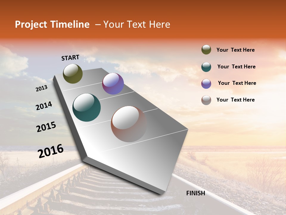 Evening Sun Travel PowerPoint Template