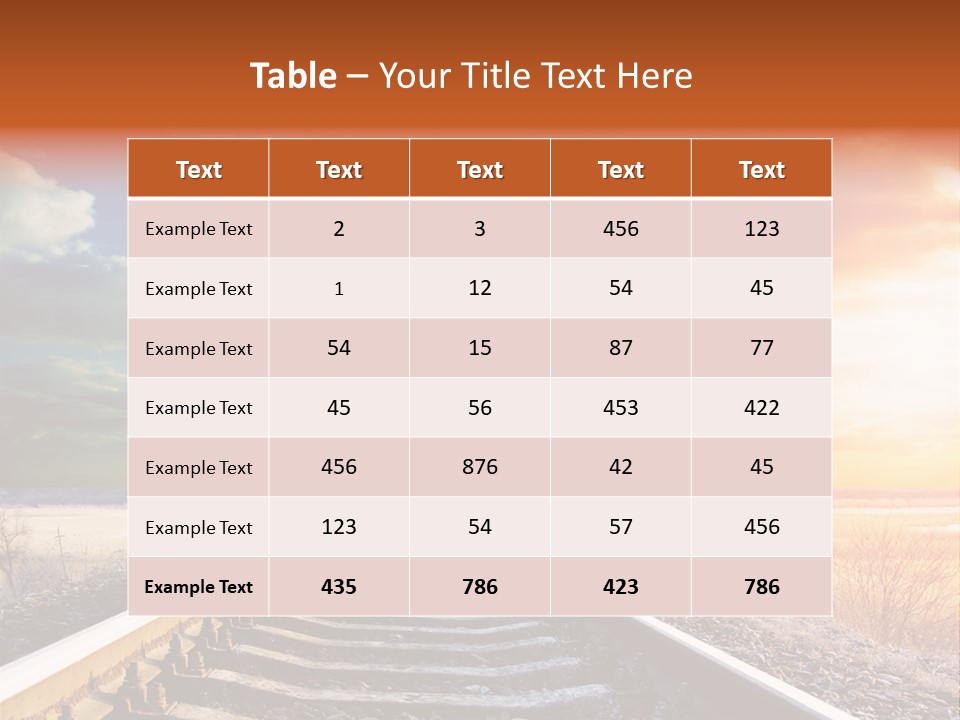 Evening Sun Travel PowerPoint Template
