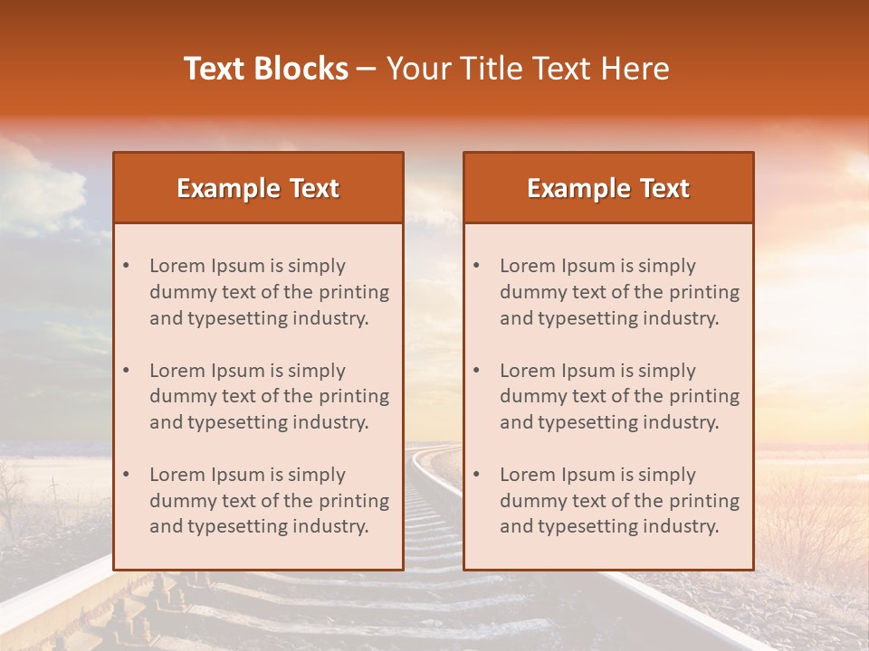 Evening Sun Travel PowerPoint Template