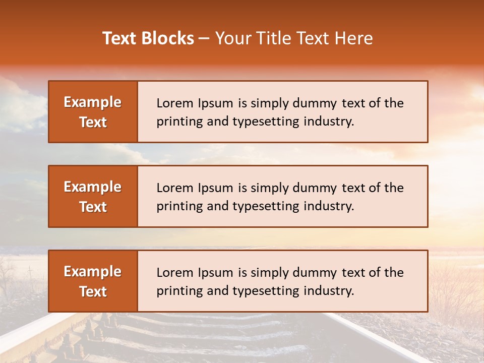 Evening Sun Travel PowerPoint Template