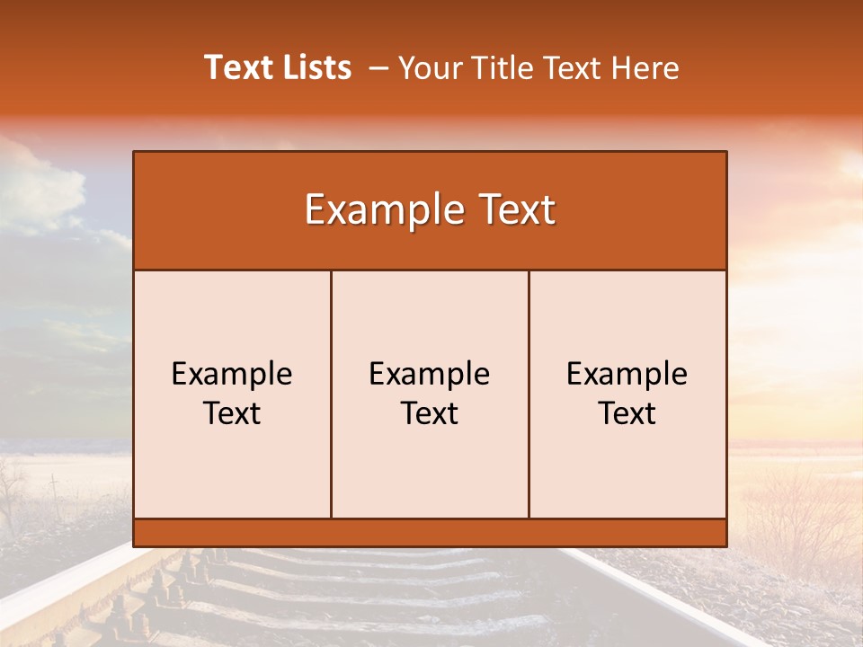 Evening Sun Travel PowerPoint Template