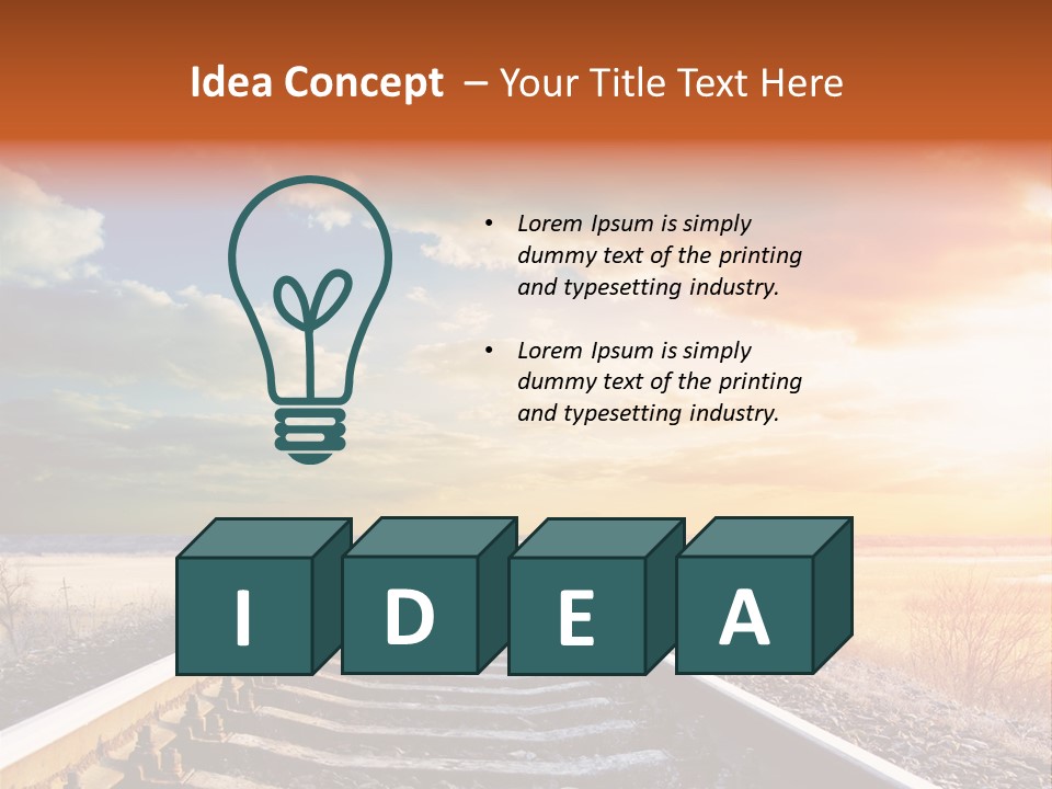 Evening Sun Travel PowerPoint Template