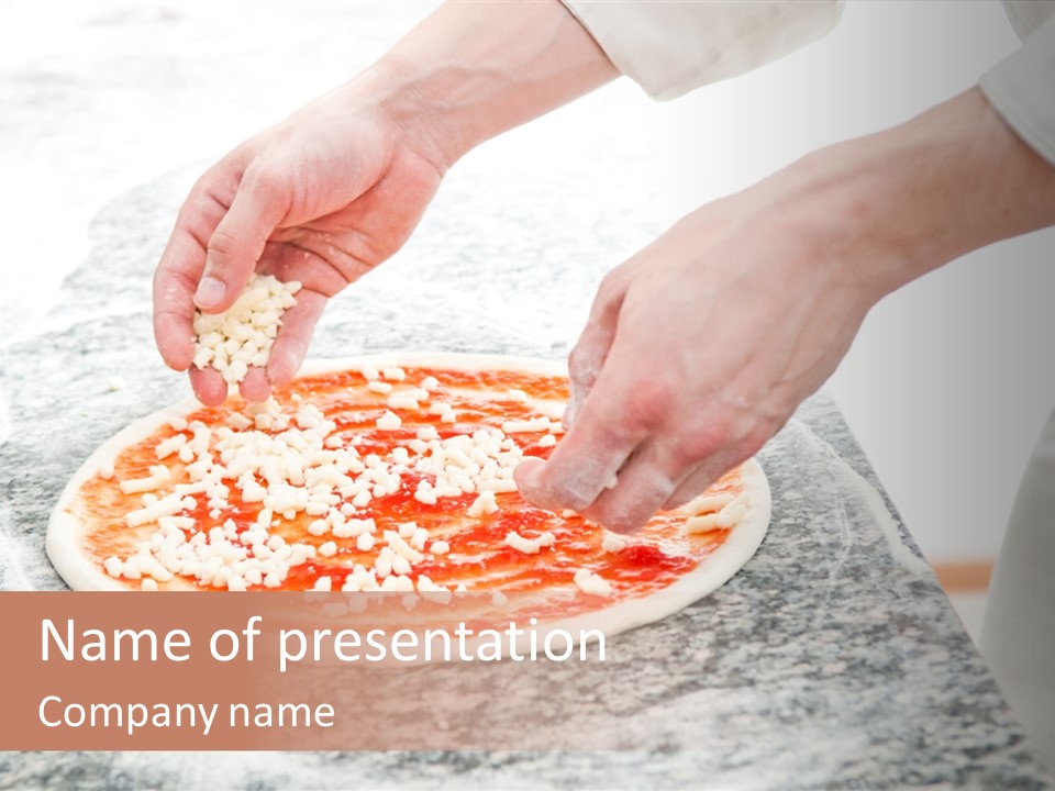 Chef Work Cheese PowerPoint Template