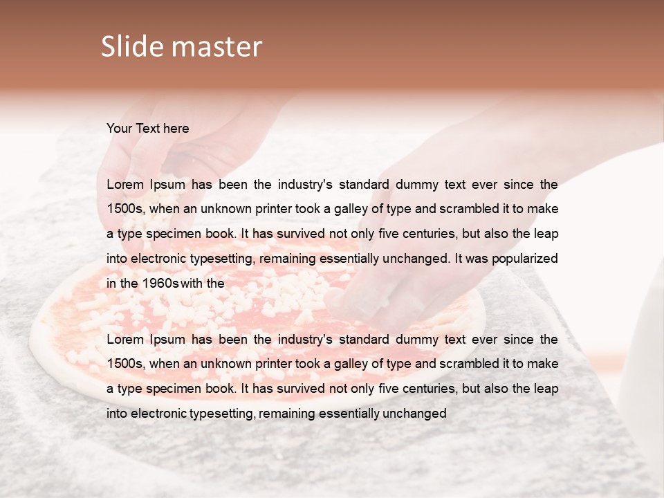 Chef Work Cheese PowerPoint Template