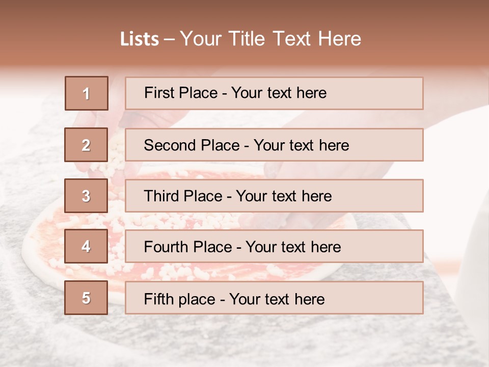 Chef Work Cheese PowerPoint Template