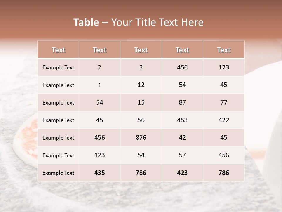 Chef Work Cheese PowerPoint Template