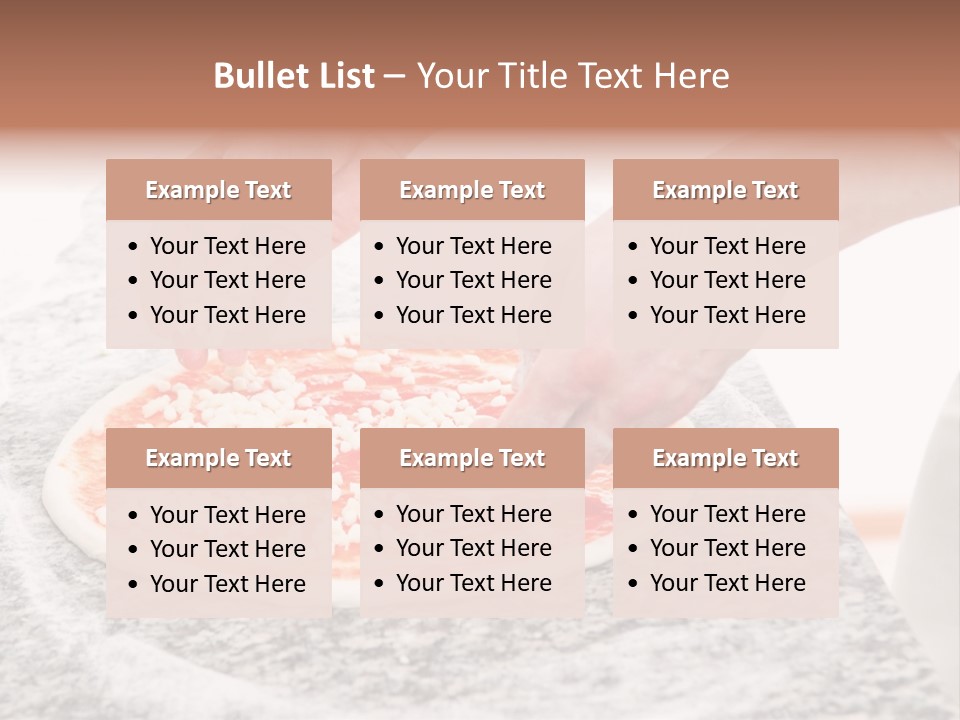 Chef Work Cheese PowerPoint Template