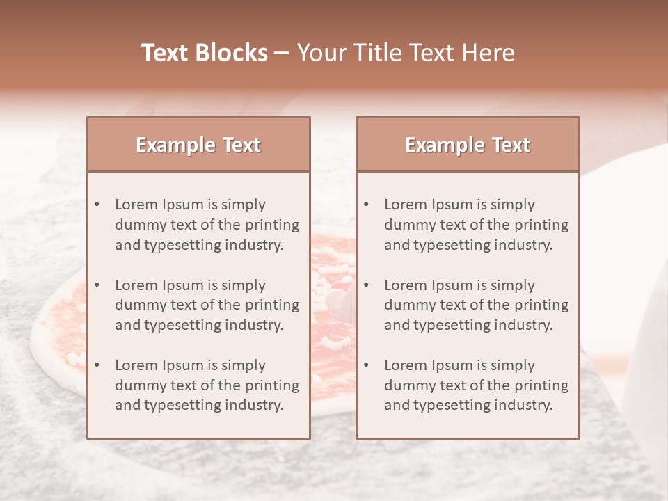 Chef Work Cheese PowerPoint Template