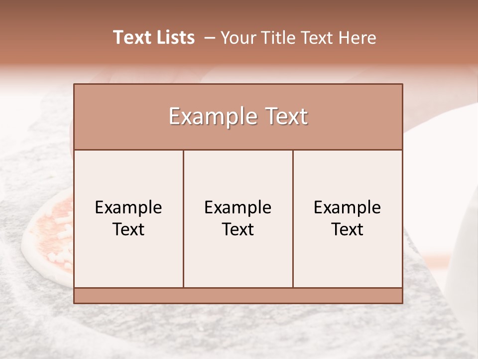 Chef Work Cheese PowerPoint Template