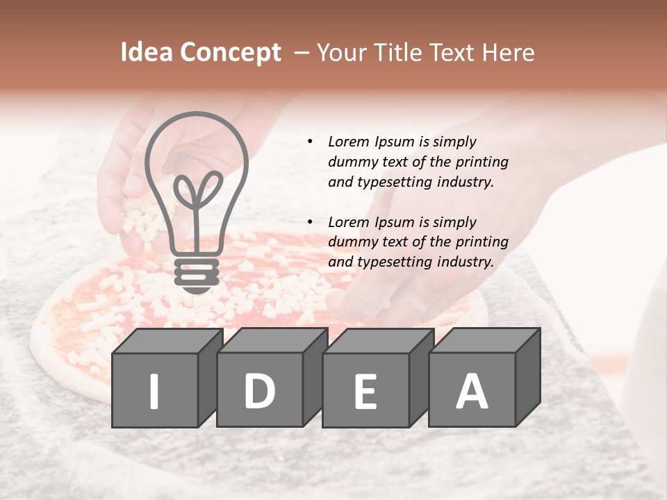 Chef Work Cheese PowerPoint Template