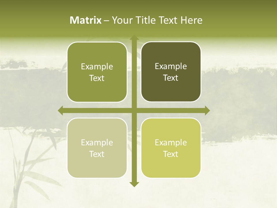 Antique Leaves East PowerPoint Template