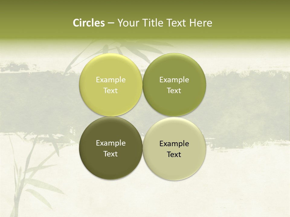 Antique Leaves East PowerPoint Template