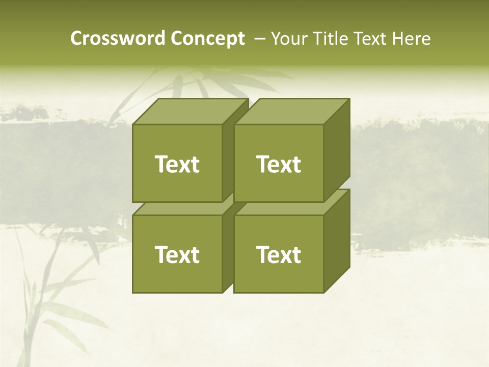 Antique Leaves East PowerPoint Template