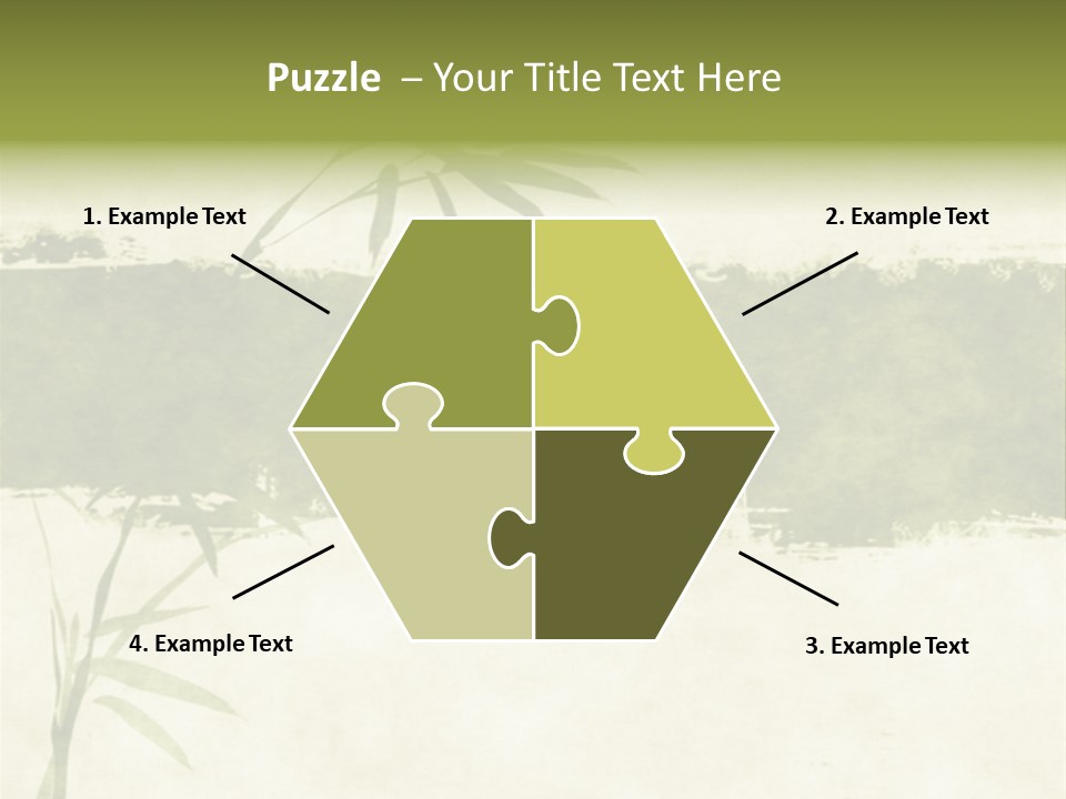 Antique Leaves East PowerPoint Template