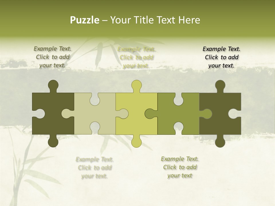 Antique Leaves East PowerPoint Template