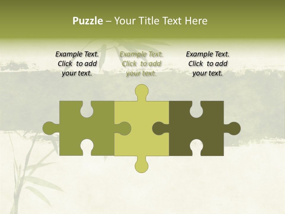 Antique Leaves East PowerPoint Template