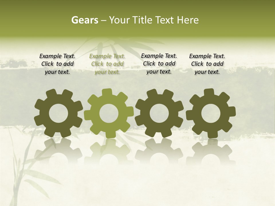 Antique Leaves East PowerPoint Template
