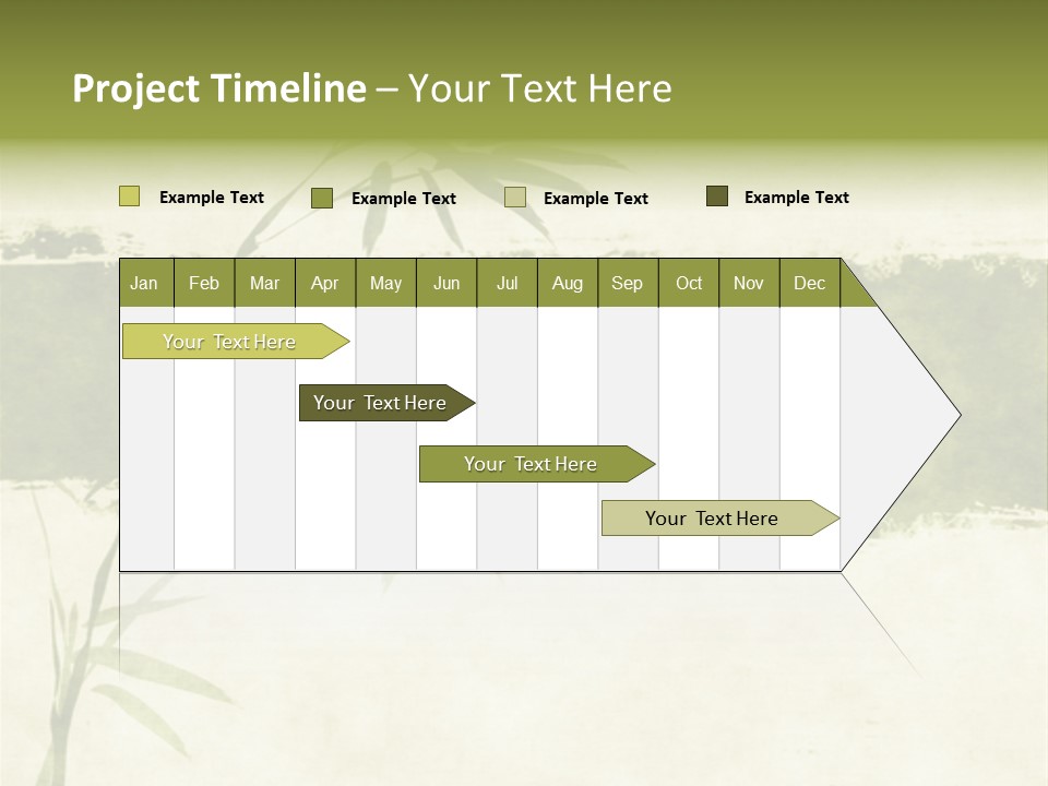 Antique Leaves East PowerPoint Template