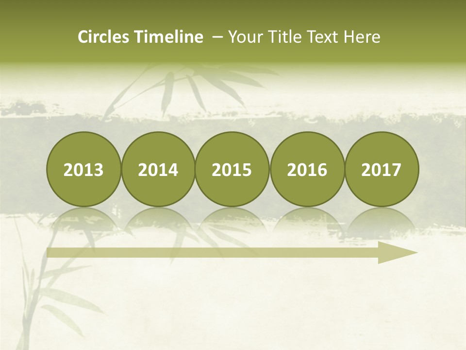 Antique Leaves East PowerPoint Template