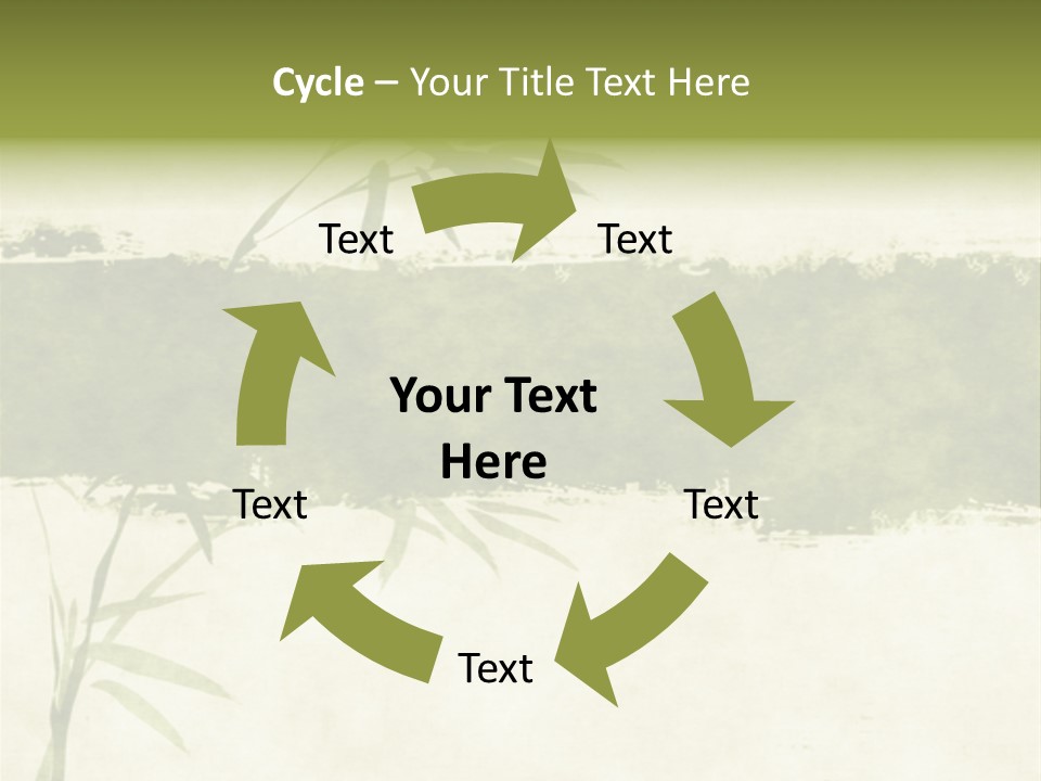 Antique Leaves East PowerPoint Template