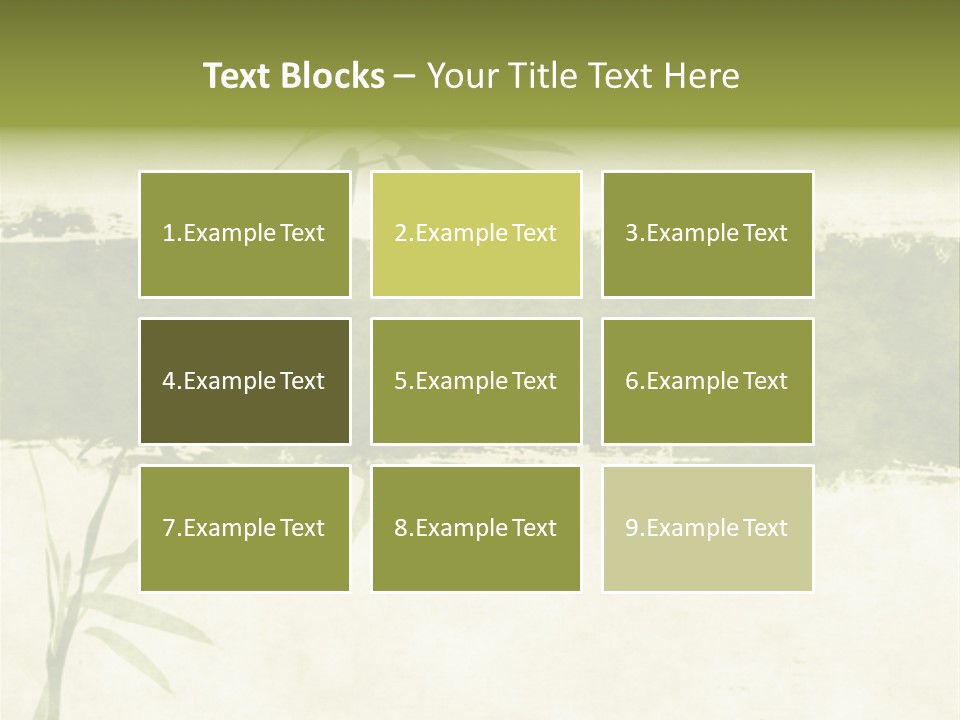 Antique Leaves East PowerPoint Template