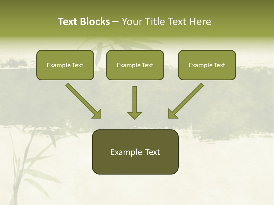 Antique Leaves East PowerPoint Template
