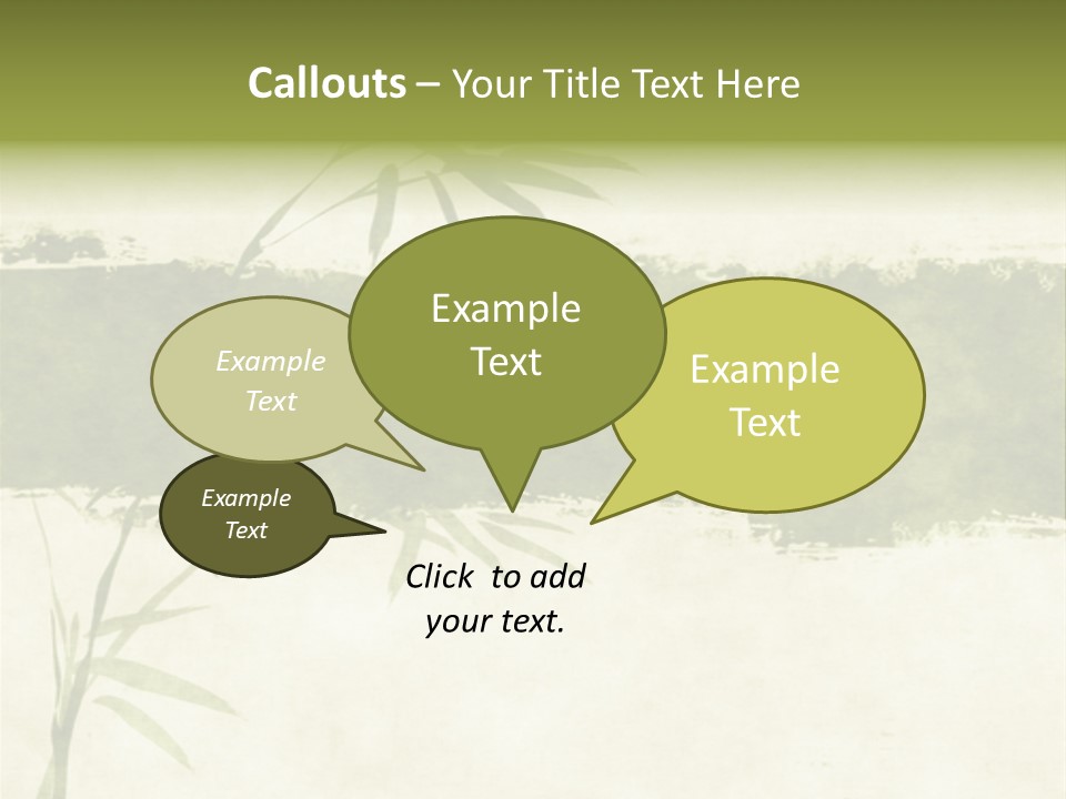 Antique Leaves East PowerPoint Template